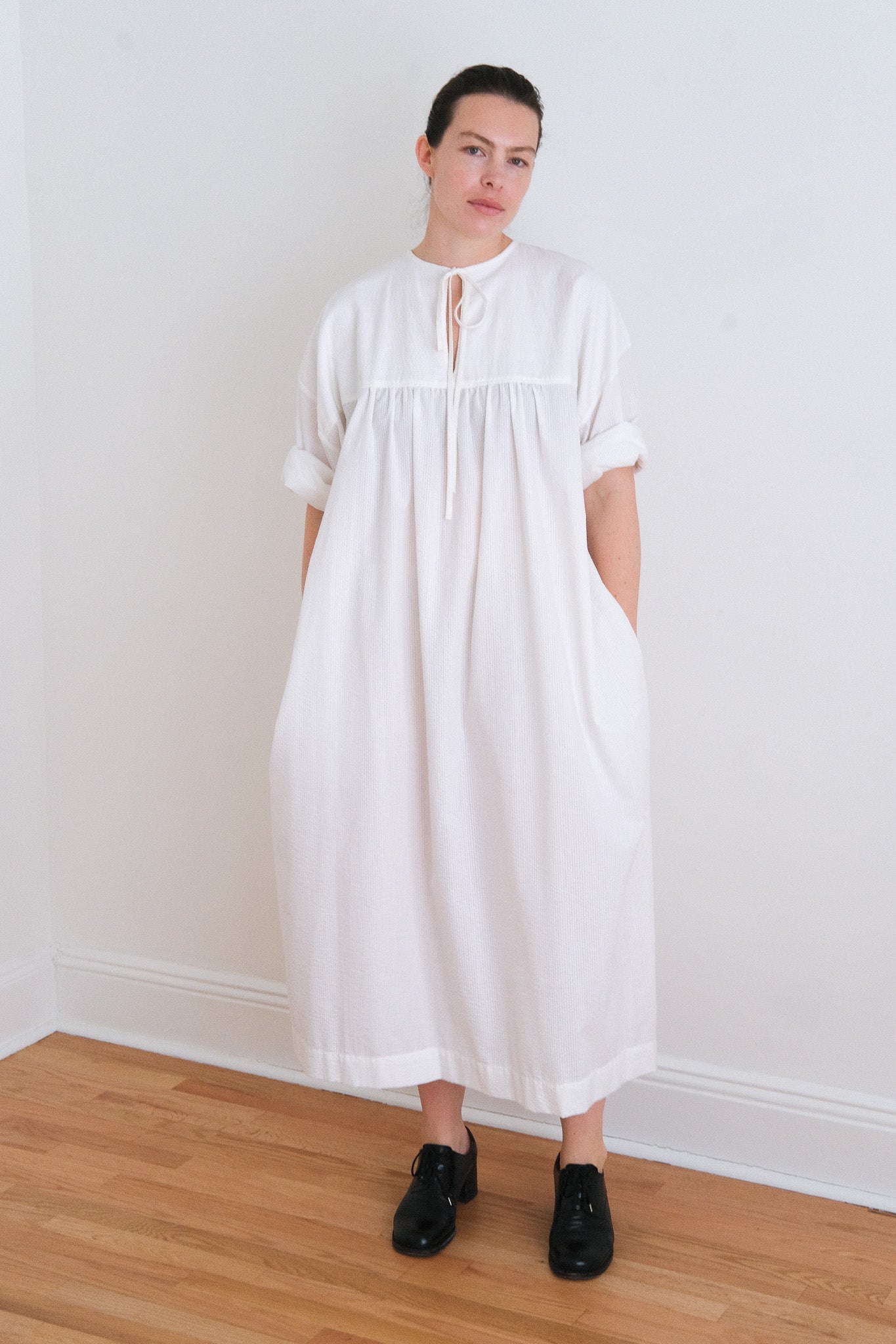 EMPORIA DRESS - WHITE