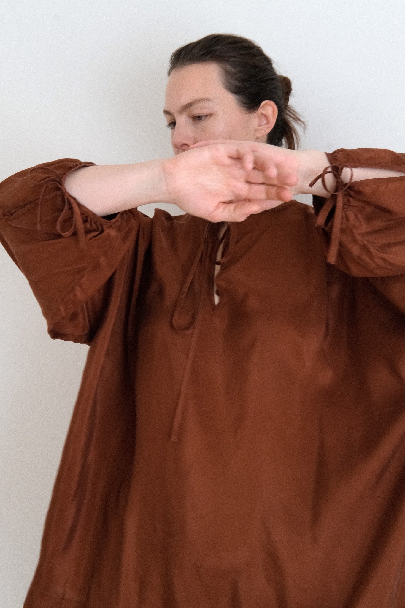 EMPORIA BLOUSE - COCOA