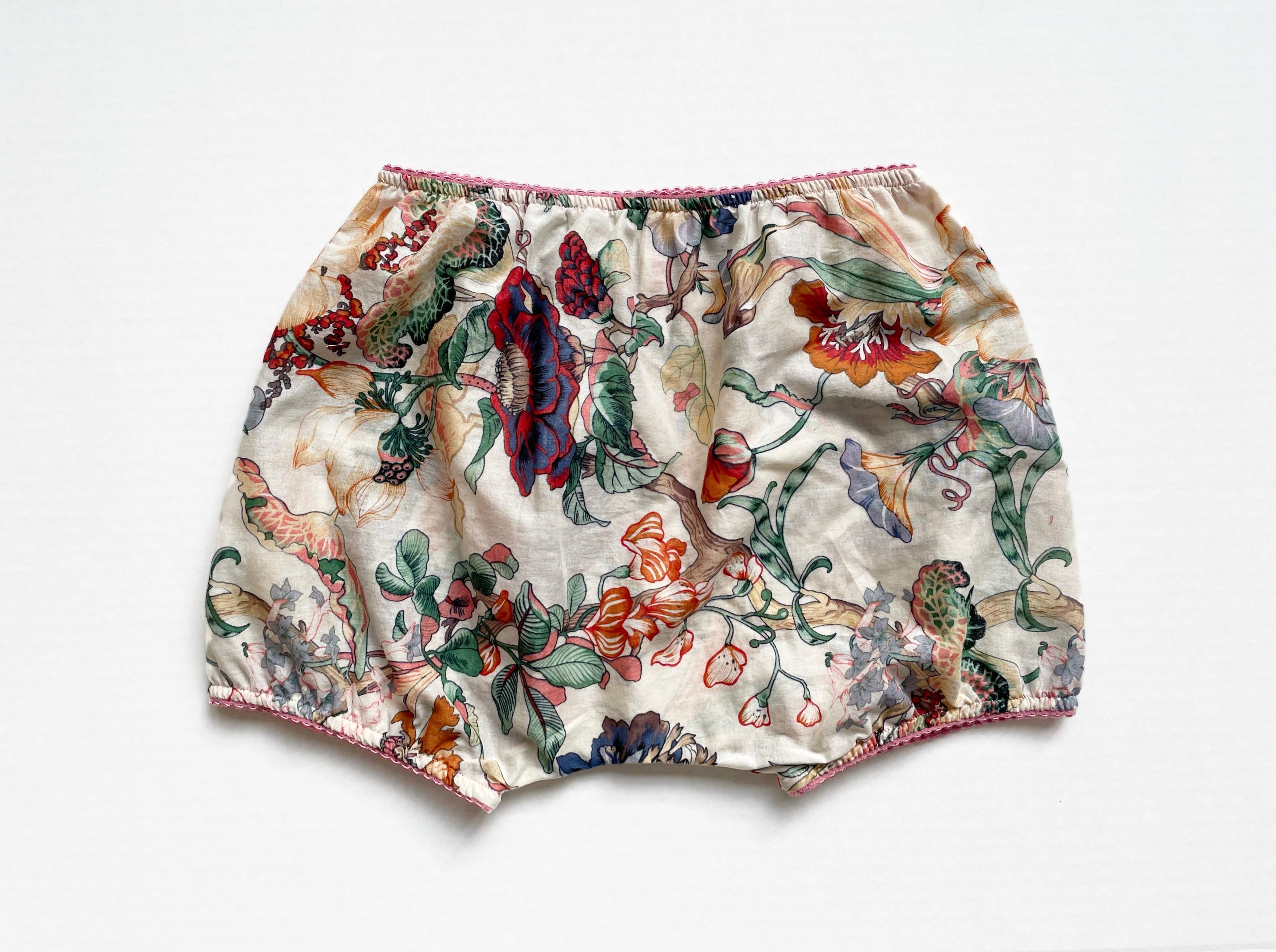 Hilda-Baby-silk-bloomer-shorts-summer-floral-cotton